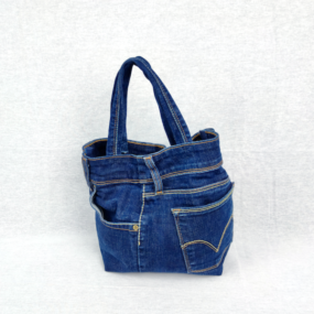 Borsetta Blu Jeans Multitasca UPCYCLING - PEZZO UNICO NivesCoseBelle