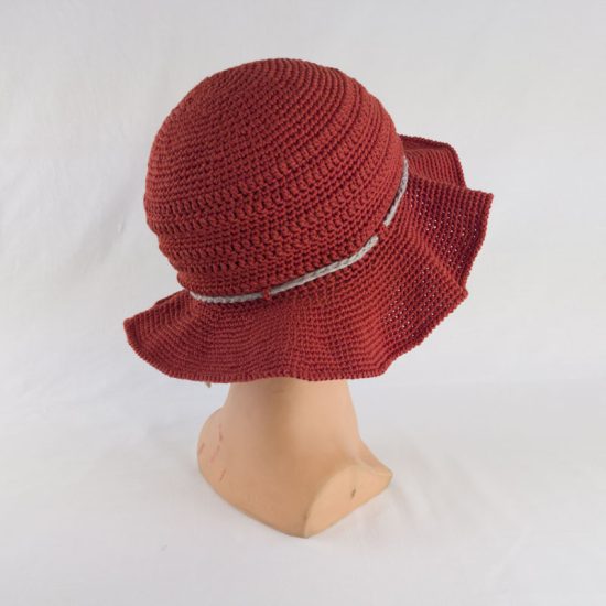 CAPPELLO donna tesa larga Matrimonio Romantico Estivo fatto a mano NivesCoseBelle